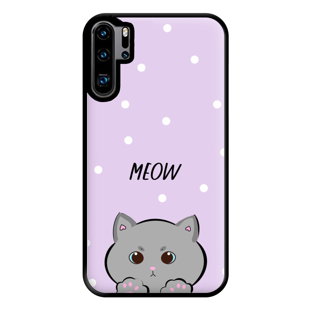 Grey Kitty - Cats Phone Case for Huawei P30 Pro