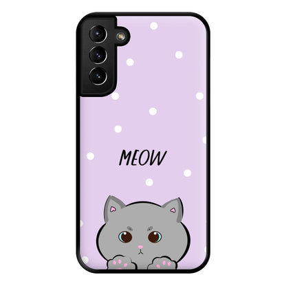 Grey Kitty - Cats Phone Case for Galaxy S21 Plus