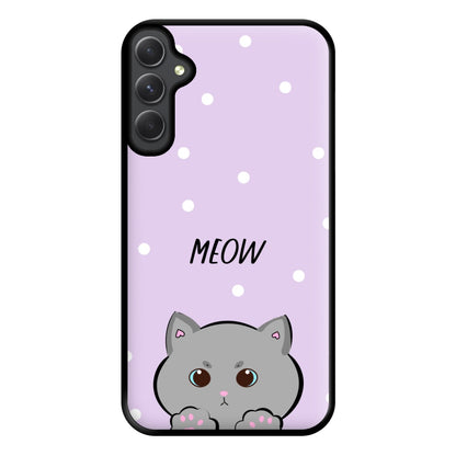 Grey Kitty - Cats Phone Case for Galaxy A54