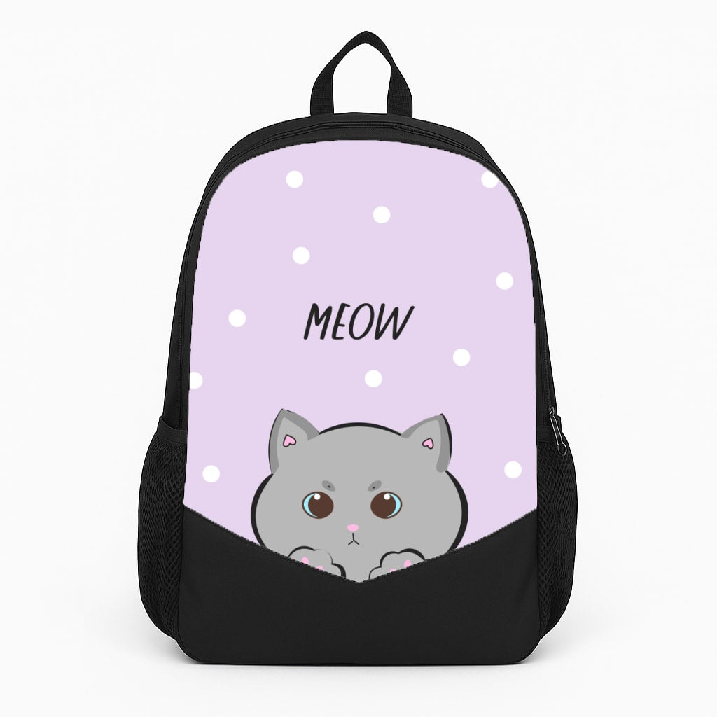 Grey Kitty - Cats Backpack