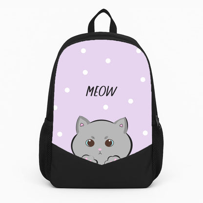 Grey Kitty - Cats Backpack