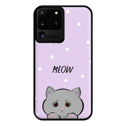 Grey Kitty - Cats Phone Case for Galaxy S20 Ultra