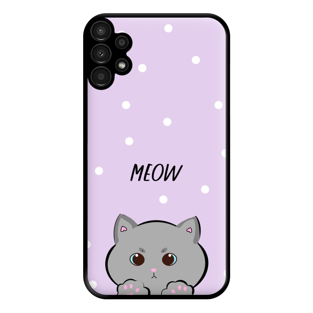 Grey Kitty - Cats Phone Case for Galaxy A13