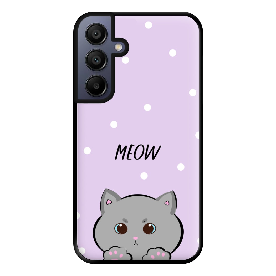 Grey Kitty - Cats Phone Case for Galaxy A15