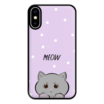 Grey Kitty - Cats Phone Case for iPhone XS Max