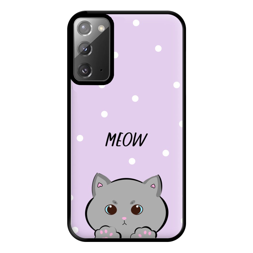 Grey Kitty - Cats Phone Case for Galaxy Note 20 Ultra