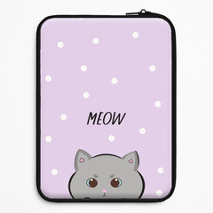 Grey Kitty - Cats Laptop Sleeve