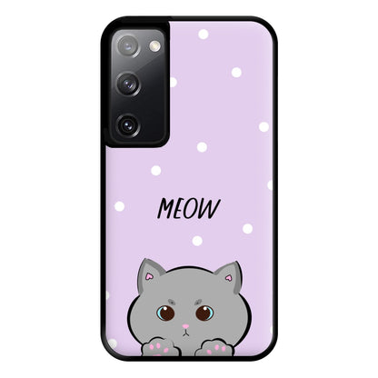 Grey Kitty - Cats Phone Case for Galaxy S20