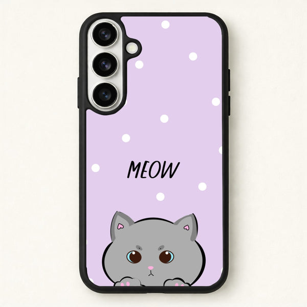 Grey Kitty - Cats Phone Case for Galaxy S26