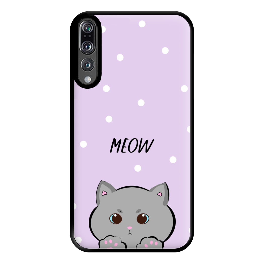 Grey Kitty - Cats Phone Case for Huawei P20 Pro