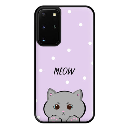 Grey Kitty - Cats Phone Case for Galaxy S20 Plus