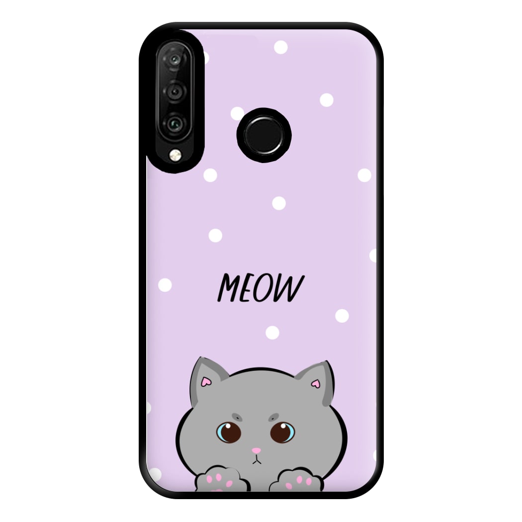 Grey Kitty - Cats Phone Case for Huawei P30 Lite