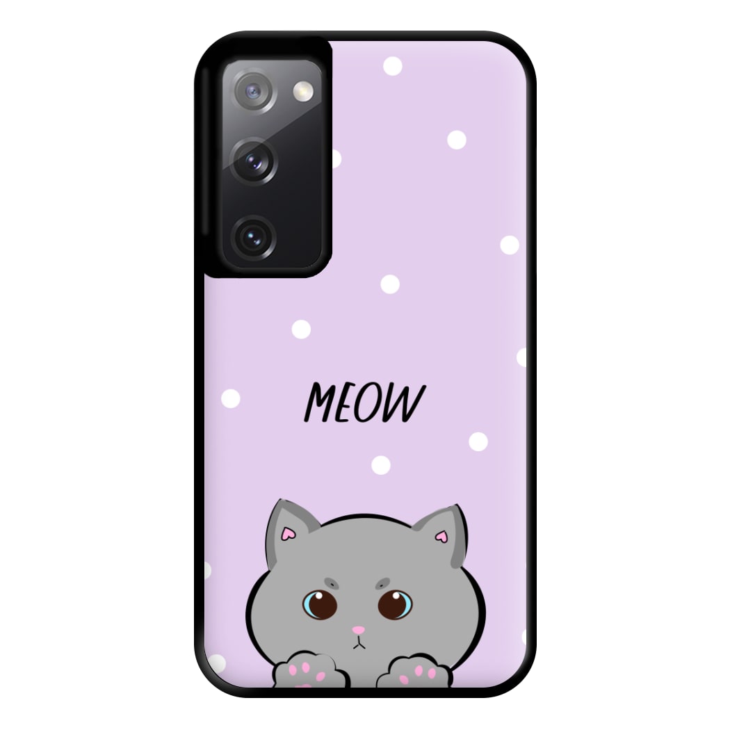 Grey Kitty - Cats Phone Case for Galaxy S20FE