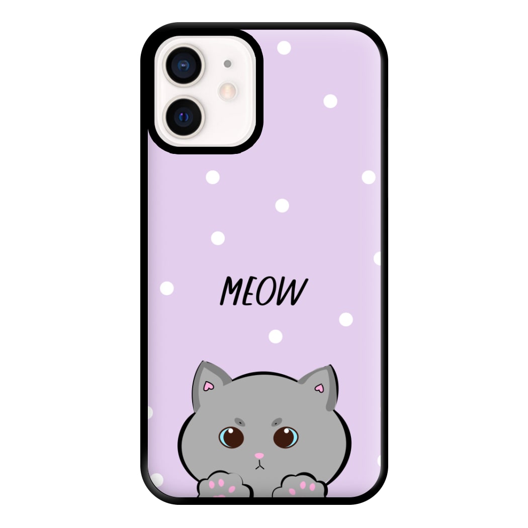 Grey Kitty - Cats Phone Case for iPhone 12 Mini