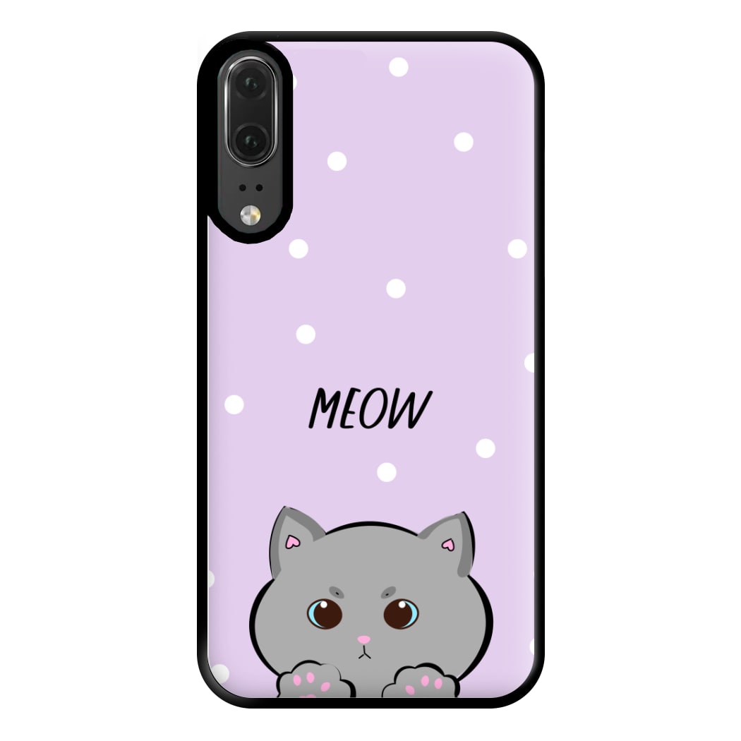 Grey Kitty - Cats Phone Case for Huawei P20