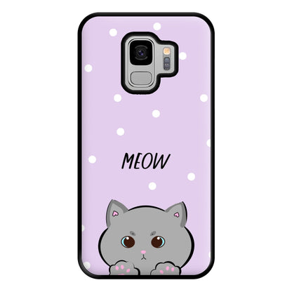 Grey Kitty - Cats Phone Case for Galaxy S9 Plus