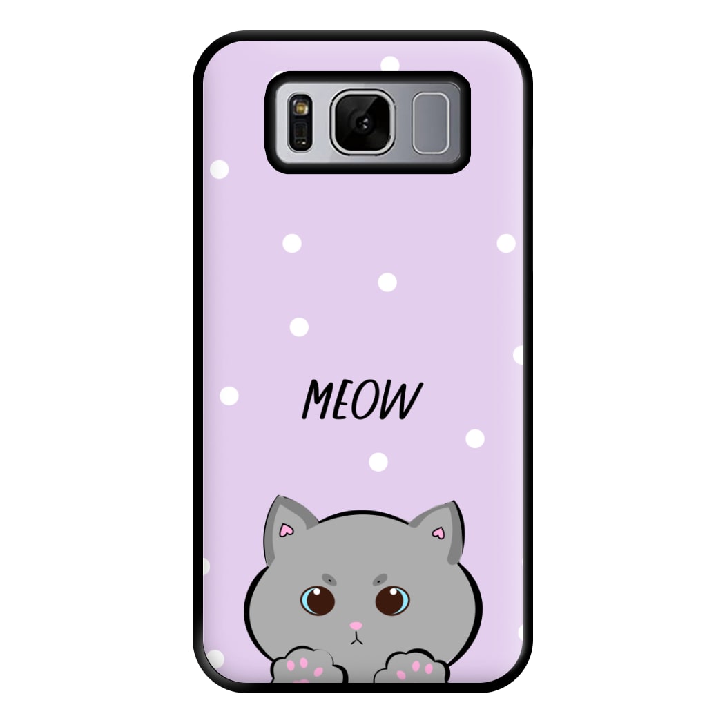 Grey Kitty - Cats Phone Case for Galaxy S8 Plus