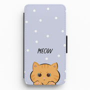 Ginger Cat - Cats Flip / Wallet Phone Case 1