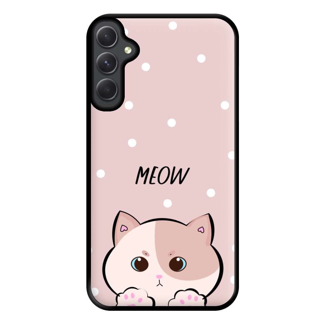 Pale Cat - Cats Phone Case for Galaxy A34