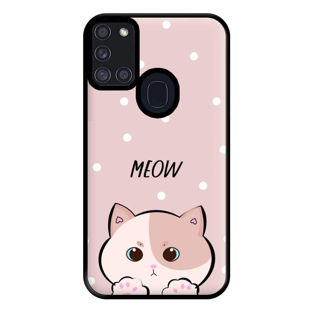 Pale Cat - Cats Phone Case for Galaxy A21s