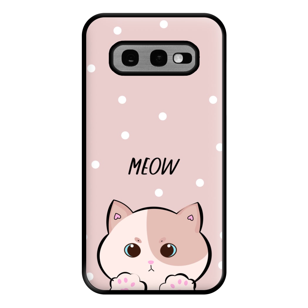 Pale Cat - Cats Phone Case for Galaxy S10e