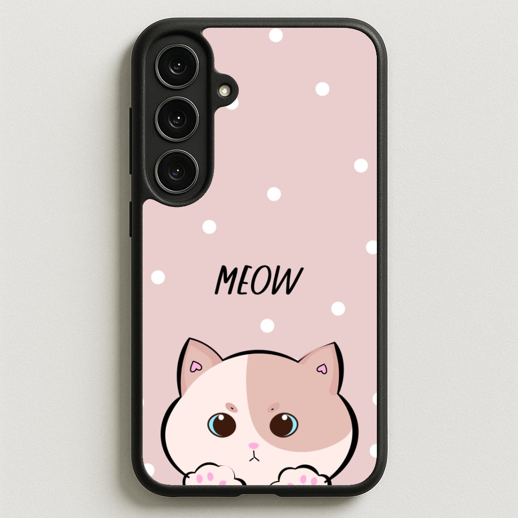 Pale Cat - Cats Phone Case for Galaxy S25FE