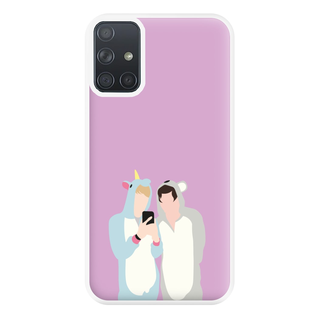 Onsies - S & C Phone Case for Galaxy A71