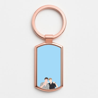 Pose - S & C Rose Gold Keyring