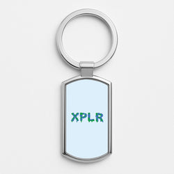 XPLR - S & C Silver Keyring