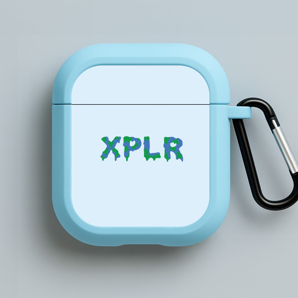 XPLR - S & C Blue AirPods Case
