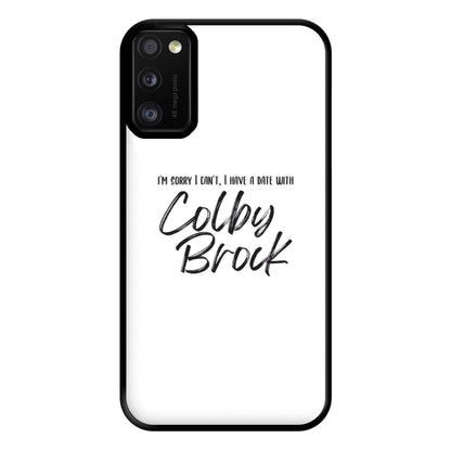 Date With Colby - S & C Phone Case for Galaxy A41