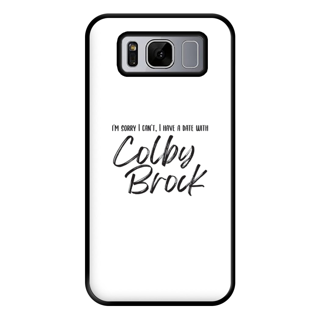 Date With Colby - S & C Phone Case for Galaxy S8 Plus