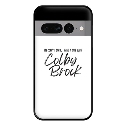 Date With Colby - S & C Phone Case for Google Pixel 7 Pro