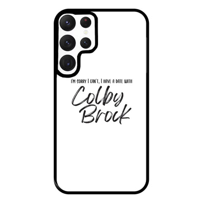 Date With Colby - S & C Phone Case for Galaxy S22 Ultra