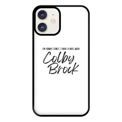 Date With Colby - S & C Phone Case for iPhone 12 / 12 Pro