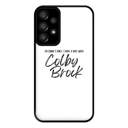 Date With Colby - S & C Phone Case for Galaxy A33