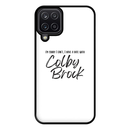 Date With Colby - S & C Phone Case for Galaxy A12