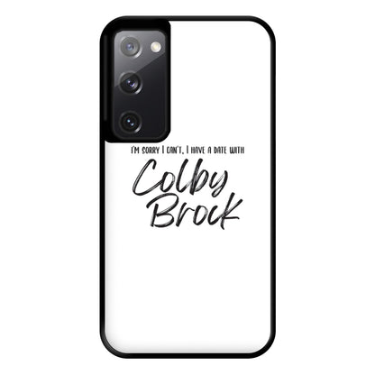 Date With Colby - S & C Phone Case for Galaxy S20FE