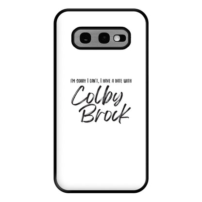 Date With Colby - S & C Phone Case for Galaxy S10e