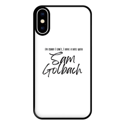 Date With Sam - S & C Phone Case for iPhone XS Max