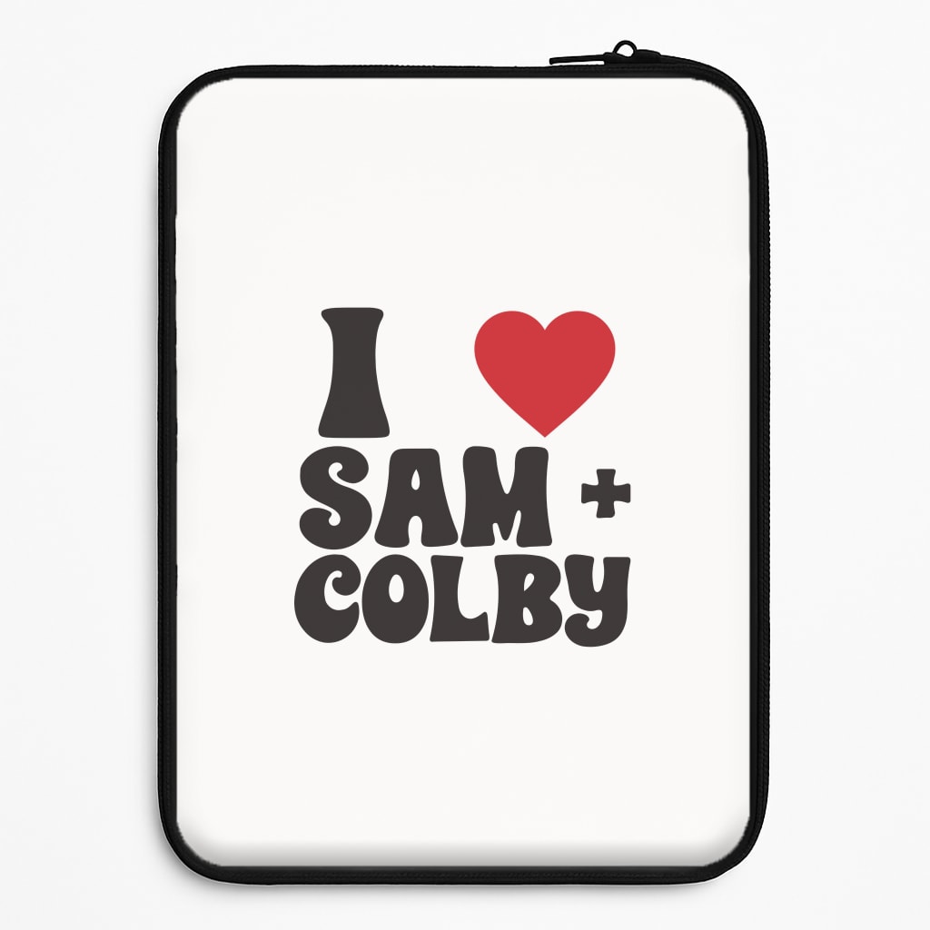 I Love S & C Universal Laptop Sleeve