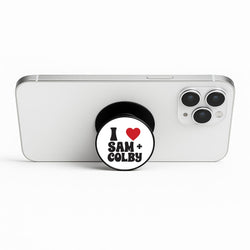 I Love S & C Phone Stand