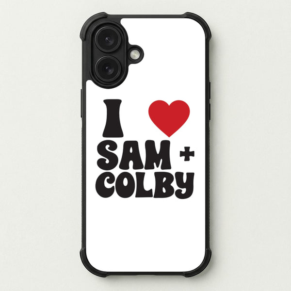 I Love S & C Phone Case — Bumper case