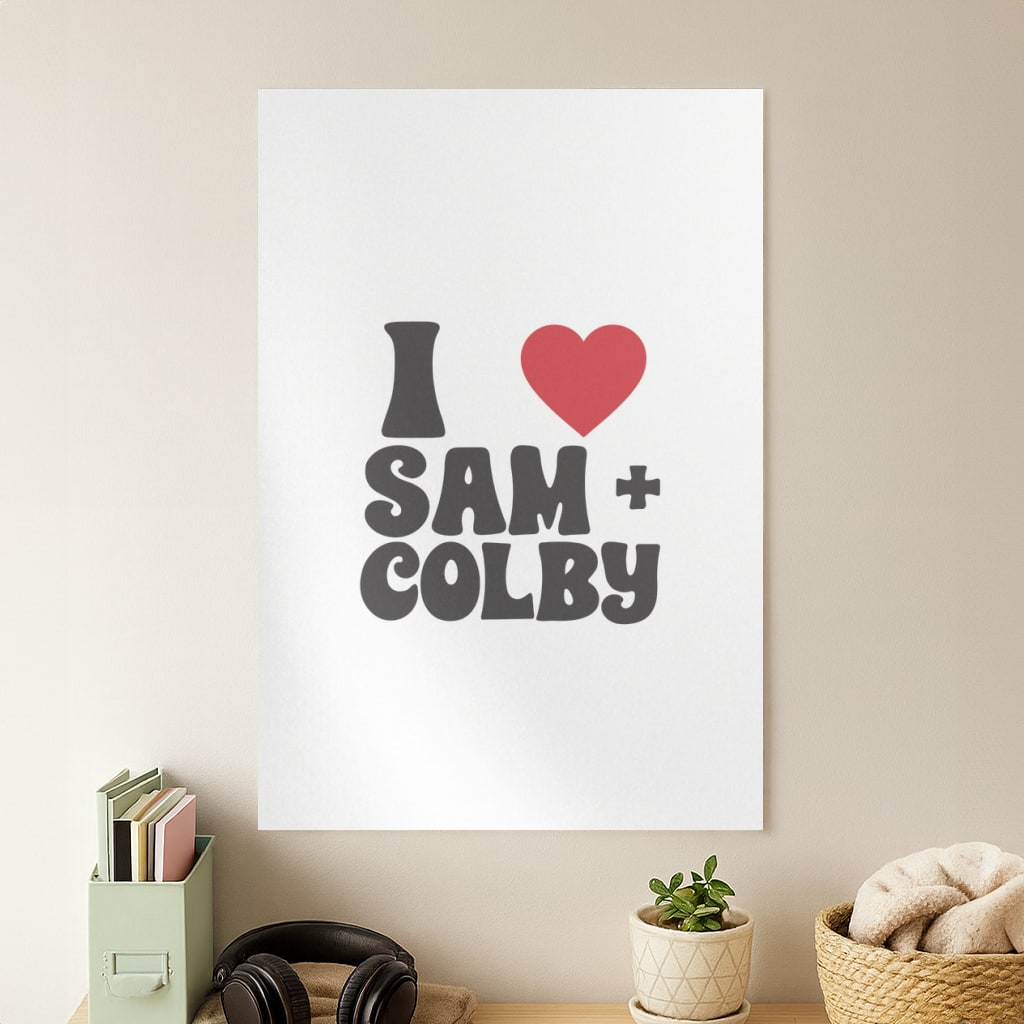 I Love S & C Poster