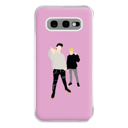 Standing - S & C Phone Case for Galaxy S10e