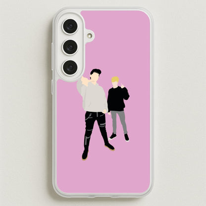 Standing - S & C Phone Case for Galaxy S25FE