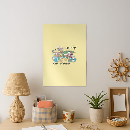 Fairytale Happy Christmas Art Print
