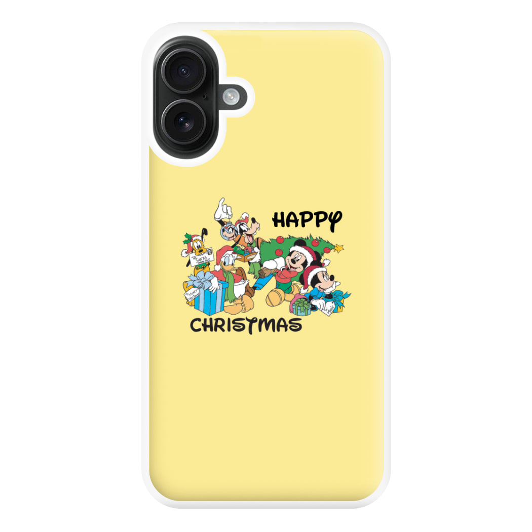 Fairytale Happy Christmas Phone Case for iPhone 16 Plus