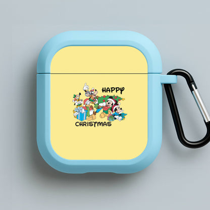 Fairytale Happy Christmas Blue AirPods Case
