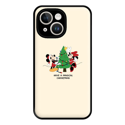 Festive Fairytale Mice - Christmas Phone Case for iPhone 14 Plus